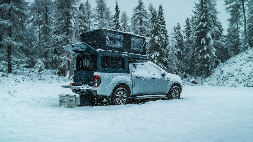 Capra Camper Im Winter